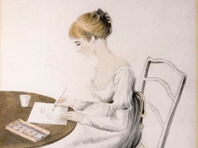 1773-Cassandra Austen - Ritratto di Fanny Knight